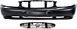 2-Piece Kit, Grille Chrome Shell with Painted Black Insert, Includes (1) Bumper Cover and (1) Grille