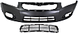 2-Piece Kit, Front Primed Bumper Cover, For Models Without RS Package, Includes (1) Bumper Cover and (1) Bumper Grille