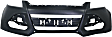 2016 Ford Escape - 2-Piece Kit Front Primed Bumper Cover, For Models With Active Park Assist System, Includes (1) Bumper Cover and (1) Fender