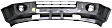 3-Piece Kit, Front, Upper and Lower Upper - Primed, Lower - Textured Bumper Cover, CAPA Certified, Includes (2) Bumper Cover and (1) Fender