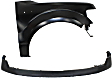 2013 Ford F-150 - 2-Piece Kit Front, Passenger Side Fender, For Models Without Wheel Opening Molding, CAPA Certified Includes (1) Bumper Cover and (1) Fender