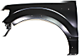 2014 Ford F-150 STX - 2-Piece Kit Front Primed Bumper Cover, For Models with Wheel Opening Moldings, CAPA Certified Includes (1) Bumper Cover and (1) Fender