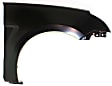 2010 Ford Focus - 3-Piece Kit Front Primed Bumper Cover, Sedan,  Includes (1) Bumper Cover and (2) Fender