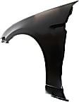 2010 Ford Focus - 3-Piece Kit Front Primed Bumper Cover, Sedan,  Includes (1) Bumper Cover and (2) Fender