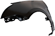 2010 Ford Focus - 3-Piece Kit Front Primed Bumper Cover, Sedan,  Includes (1) Bumper Cover and (2) Fender