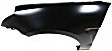 2010 Ford Focus - 3-Piece Kit Front Primed Bumper Cover, Sedan,  Includes (1) Bumper Cover and (2) Fender