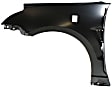 2-Piece Kit, Front Primed Bumper Cover, Includes (1) Bumper Cover and (1) Fender
