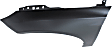 2012 Ford Focus - 2-Piece Kit Front Primed Bumper Cover, Includes (1) Bumper Cover and (1) Fender
