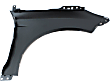 2012 Ford Focus - 2-Piece Kit Front Primed Bumper Cover, Includes (1) Bumper Cover and (1) Fender