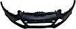 2012 Ford Focus - 2-Piece Kit Front Primed Bumper Cover, Includes (1) Bumper Cover and (1) Fender