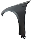 2012 Ford Focus - 2-Piece Kit Front Primed Bumper Cover, Includes (1) Bumper Cover and (1) Fender