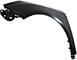 2012 Ford Focus - 2-Piece Kit Front Primed Bumper Cover, Includes (1) Bumper Cover and (1) Fender