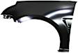 3-Piece Kit, Front Primed Bumper Cover, CAPA Certified, Includes (1) Bumper Cover and (2) Fender