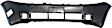 2011 Ford Focus - 3-Piece Kit Front Primed Bumper Cover, Sedan, CAPA Certified  Includes (1) Bumper Cover and (2) Fender