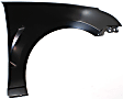 2011 Ford Focus - 3-Piece Kit Front Primed Bumper Cover, Sedan, CAPA Certified  Includes (1) Bumper Cover and (2) Fender