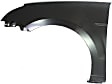 2011 Ford Focus - 3-Piece Kit Front Primed Bumper Cover, Sedan, CAPA Certified  Includes (1) Bumper Cover and (2) Fender