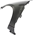 2011 Ford Focus - 3-Piece Kit Front Primed Bumper Cover, Sedan, CAPA Certified  Includes (1) Bumper Cover and (2) Fender