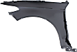2016 Ford Fusion - 2-Piece Kit Front Primed Bumper Cover,  Includes (1) Bumper Cover and (1) Fender