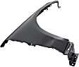 2016 Ford Fusion - 2-Piece Kit Front Primed Bumper Cover,  Includes (1) Bumper Cover and (1) Fender