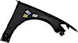 2015 Ford Fusion - 2-Piece Kit Front Primed Bumper Cover, For Models Without Active Park Assist System, CAPA Certified  Includes (1) Bumper Cover and (1) Fender