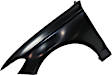 2015 Ford Fusion - 2-Piece Kit Front Primed Bumper Cover, For Models Without Active Park Assist System, CAPA Certified  Includes (1) Bumper Cover and (1) Fender
