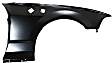 2009 Ford Mustang - 3-Piece Kit Front Primed Bumper Cover, For Models Without California Special Package, Without Bullitt,  Includes (1) Bumper Cover and (2) Fender