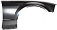 2009 Ford Mustang - 3-Piece Kit Front Primed Bumper Cover, For Models Without California Special Package, Without Bullitt,  Includes (1) Bumper Cover and (2) Fender