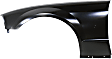 2009 Ford Mustang - 3-Piece Kit Front Primed Bumper Cover, For Models Without California Special Package, Without Bullitt,  Includes (1) Bumper Cover and (2) Fender