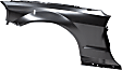 2-Piece Kit, Front Primed Bumper Cover, For Models Without California Special Package, Includes (1) Bumper Cover and (1) Fender