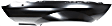 2-Piece Kit, Front Primed Bumper Cover, For Models Without California Special Package, Includes (1) Bumper Cover and (1) Fender
