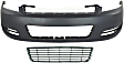 2-Piece Kit, Front Primed Bumper Cover, Includes (1) Bumper Cover and (1) Bumper Grille