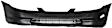 2000 Honda Accord - 3-Piece Kit Front Primed Bumper Cover, Coupe,  Includes (1) Bumper Cover and (2) Fender