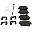 KIT-112624-269 2-Wheel Set Front Brake Disc and Pad Kit, Semi-metallic, Includes (2) Brake Disc and (1) Brake Pad Set