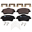 KIT-112624-274 2-Wheel Set Front Brake Disc and Pad Kit, Semi-metallic, Includes (2) Brake Disc and (1) Brake Pad Set