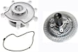 2-Piece Kit Water Pump, 3.7L, 6Cyl, New, Includes (1) Fan Clutch and (1) Water Pump