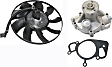 2005 Land Rover LR3 - 2-Piece Kit Water Pump, 4.4L 8Cyl, Includes (1) Fan Clutch and (1) Water Pump