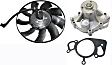 2-Piece Kit Water Pump, 4.2L, 8Cyl, New, Includes (1) Fan Clutch and (1) Water Pump