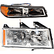 2-Piece Kit Passenger Side Halogen Headlight, With bulb(s), For Models With Performance Xtreme Package, OE Replacement, Includes (1) Corner Light and (1) Headlight