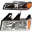 2-Piece Kit Driver Side Halogen Headlight, With bulb(s), For Models With Performance Xtreme Package, OE Replacement, Includes (1) Corner Light and (1) Headlight