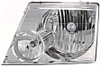 2-Piece Kit Driver Side Halogen Headlight, With bulb(s), Sport Utility, OE Replacement, Includes (1) Corner Light and (1) Headlight
