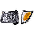 2-Piece Kit Driver Side Halogen Headlight, With bulb(s), OE Replacement, Includes (1) Corner Light and (1) Headlight