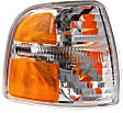 2005 Ford Explorer - 4-Piece Kit Driver and Passenger Side Halogen Headlight, With bulb(s), OE Replacement,  Includes (2) Corner Light and (2) Headlight