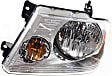 4-Piece Kit Driver and Passenger Side Halogen Headlight, With bulb(s), OE Replacement, Includes (2) Headlight and (2) Fog Light