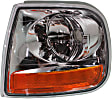 2-Piece Kit Driver Side Halogen Headlight, With bulb(s), OE Replacement, Includes (1) Corner Light and (1) Headlight