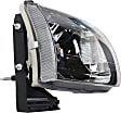 2-Piece Kit Passenger Side Halogen Headlight, With bulb(s), OE Replacement, Includes (1) Corner Light and (1) Headlight