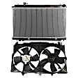 2-Piece Kit Radiator, 3.5L, 6Cyl, Includes (1) Radiator and (1) Cooling Fan Assembly