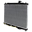 3-Piece Kit Radiator, 2.4L, 4Cyl, Includes (1) Radiator, (1) Cooling Fan Assembly and (1) Coolant Reservoir