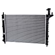 3-Piece Kit Radiator, 3.6L, 6Cyl, Includes (1) Radiator, (1) Cooling Fan Assembly and (1) Coolant Reservoir