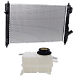 2-Piece Kit Radiator, 1.6L, 4Cyl, Includes (1) Radiator and (1) Coolant Reservoir