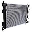 2-Piece Kit Radiator, 1.6L, 4Cyl, Includes (1) Radiator and (1) Cooling Fan Assembly